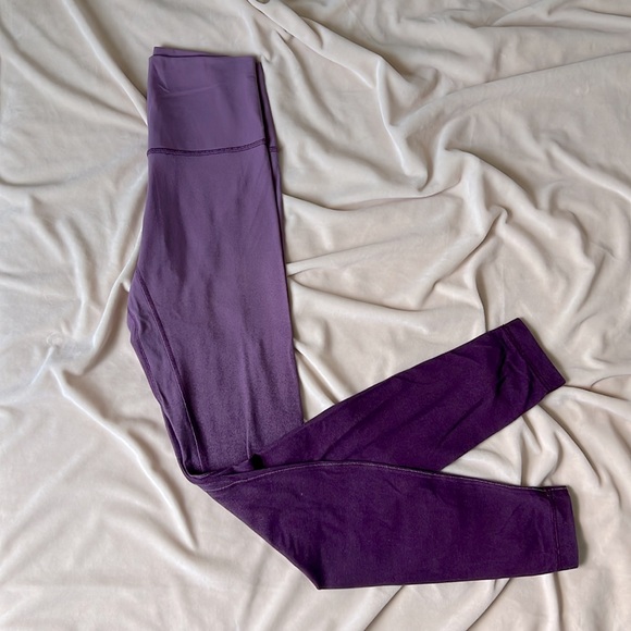Lululemon | Size 4 Purple 28" Spray Ombre Align Pant - Picture 4 of 7
